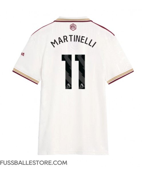 Günstige Arsenal Gabriel Martinelli #11 3rd trikot Damen 2025-26 Kurzarm Günstige Arsenal Gabriel Martinelli #11 3rd trikot Damen 2025-26 Kurzarm